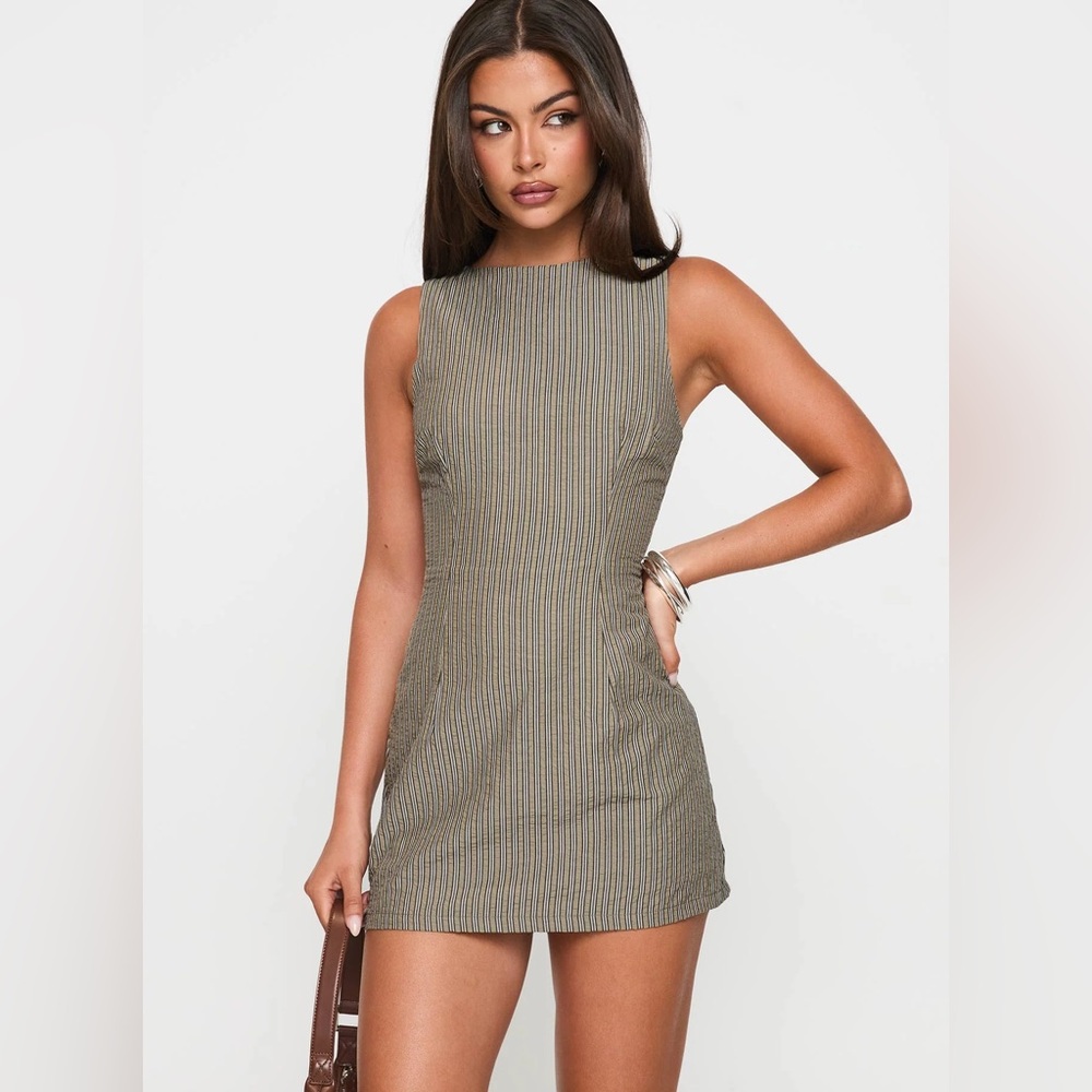 Yumiko Romper Green Stripe